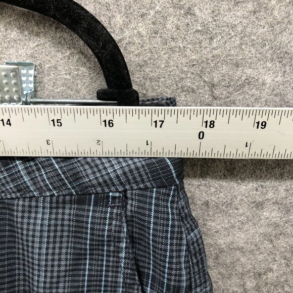 O'Neill Hybrid Shorts Mens 34 Gray Blue Plaid Flat Front 11'' Inseam Skate Tech - Picture 5 of 8